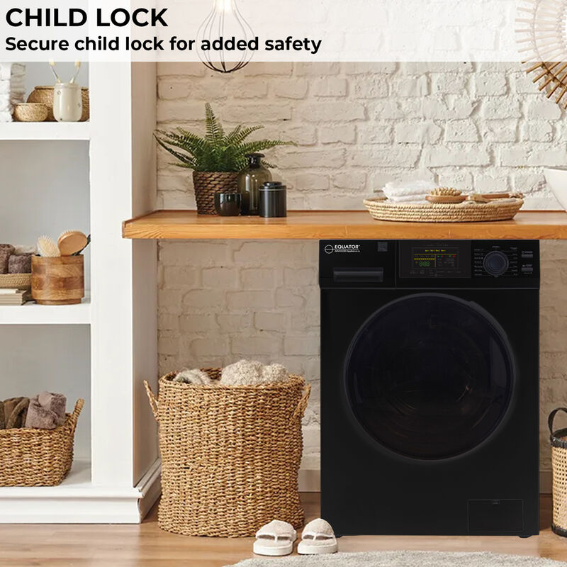 Equator 24 in. 1.6 cu. ft. Front Load Washer with Winterize, Allergen, Pet & Sanitize Cycle