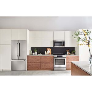 Bosch Benchmark 30 in. 4.6 cu. ft. True European Convection Slide-In Electric Range with Smoothtop Burners - Stainless Steel, , hires