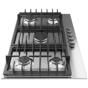 Bosch 300 Series 36 in. 5-Burner Natural Gas Cooktop with Simmer Burner & Power Burner - Stainless Steel, , hires
