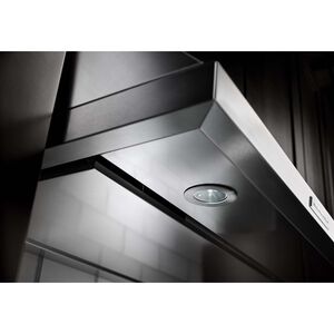 KitchenAid 36 in. Convertible Standard Style Range Hood with 585 CFM, 4 Fan Speeds & 2 LED Lights - Stainless Steel, , hires