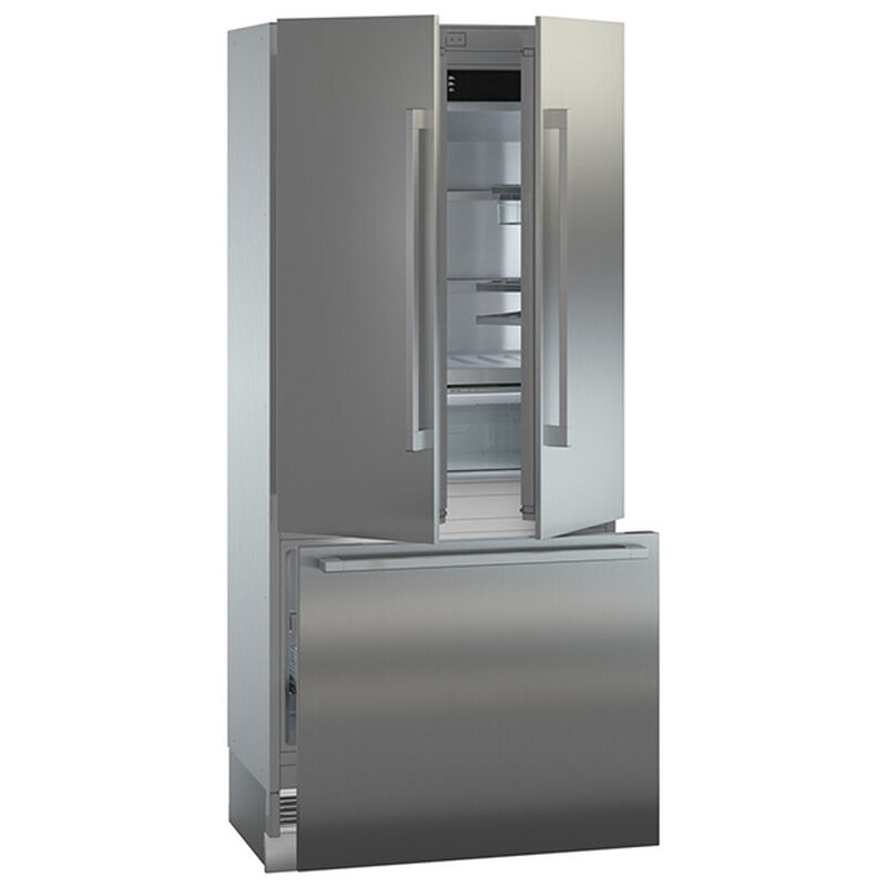 Liebherr 36 in. 18 cu. ft. Built-In Smart Counter Depth French Door Refrigerator with Internal Water Dispenser - Custom Panel Ready, , hires