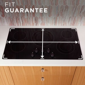 GE 30 in. 5-Burner Electric Cooktop with Simmer Burner & Power Burner - Black, , hires