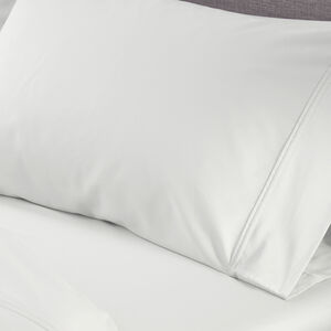 BedGear Basic Queen Size Sheet Set (Ideal for Adj. Bases) - Bright White, , hires