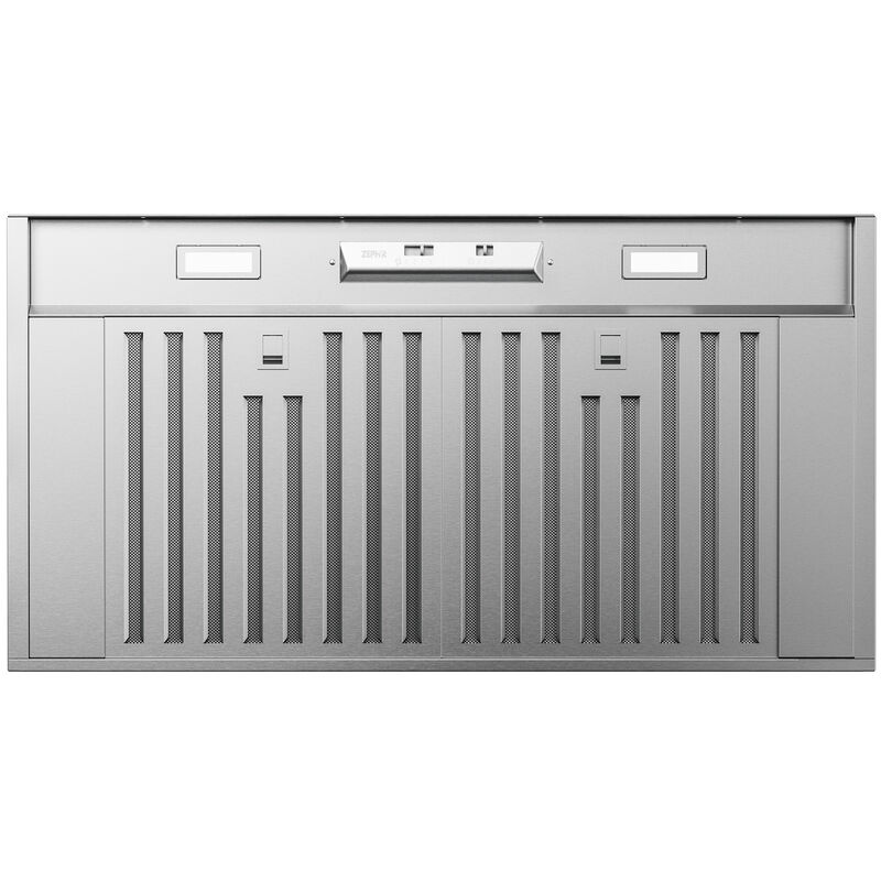 Zephyr Monsoon Mini Series 36 in. Convertible Standard Style Range Hood with 300 CFM, 3 Fan Speeds & 2 LED Lights - Stainless Steel, , hires