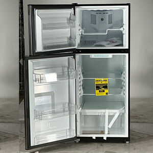 GE 24 in. 11.6 cu. ft. Top Freezer Refrigerator - Stainless Steel (Open Box Fair Condition), , hires