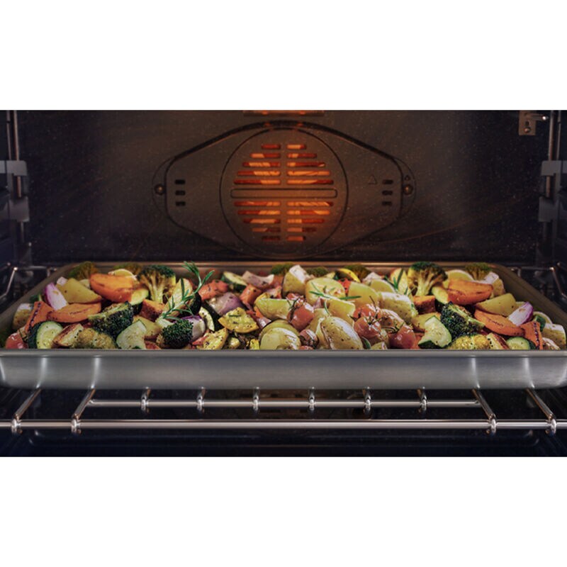 Samsung 30 in. 10.2 cu. ft. Smart Top Control SteamElectric Double Wall Oven with Dual Convection - Stainless Steel, , hires