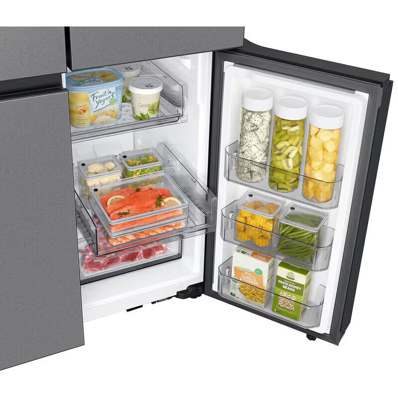 Samsung Bespoke 36 in. 22.5 cu. ft. Smart Counter Depth 4-Door French Door Refrigerator with Internal Water Dispenser - Fingerprint Resistant Stainless Steel, Fingerprint Resistant Stainless, hires