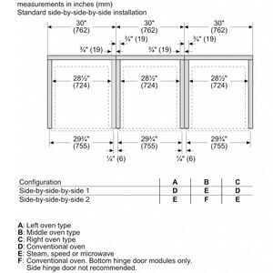 Bosch Benchmark Series 30 in. 4.6 cu. ft. Electric Single Wall Oven with True European Convection - Stainless Steel, , hires