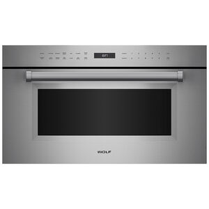 Wolf M Series 30 in. 1.6 cu.ft Built-In Microwave with 10 Power Levels & Sensor Cooking Controls - Stainless Steel, , hires