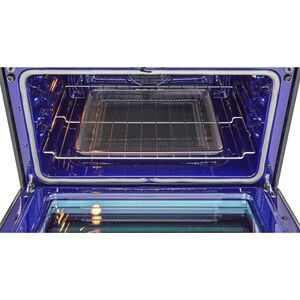 LG InstaView 30 in. 6.9 cu. ft. Smart Air Fry True European Convection Double Oven Slide-In Gas Range with 5 Sealed Burners & Griddle - PrintProof Black Stainless Steel, PrintProof Black Stainless Steel, hires