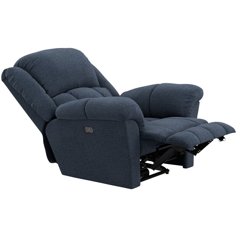 Catnapper Blarney Power Wall Hugger Recliner with Heat & Massage - Navy, Navy, hires