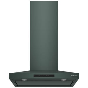 KitchenAid 30 in. Convertible Chimney Style Range Hood with 400 CFM, 4 Fan Speeds & 2 LED Lights - Juniper, , hires