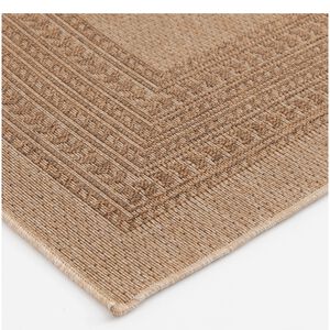 Natco Santorini Collection Outdoor Area Rug Sutton 7'10"x9'10" - Natural/Earth, , hires