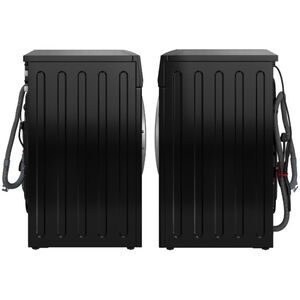 Equator Max 24 in. 2.47 cu. ft. Electric Front Load Convertible (Vented/Ventless) All-in-One Combo with Pet Cycle, Sanitize Cycle & Sensor Dry - Black, , hires