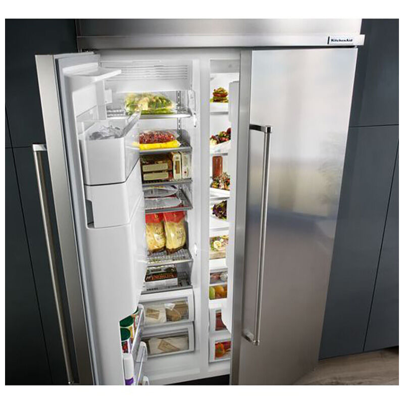 KitchenAid 48inch 29.5 Cu. Ft. Built-In Refrigerator - Stainless Steel