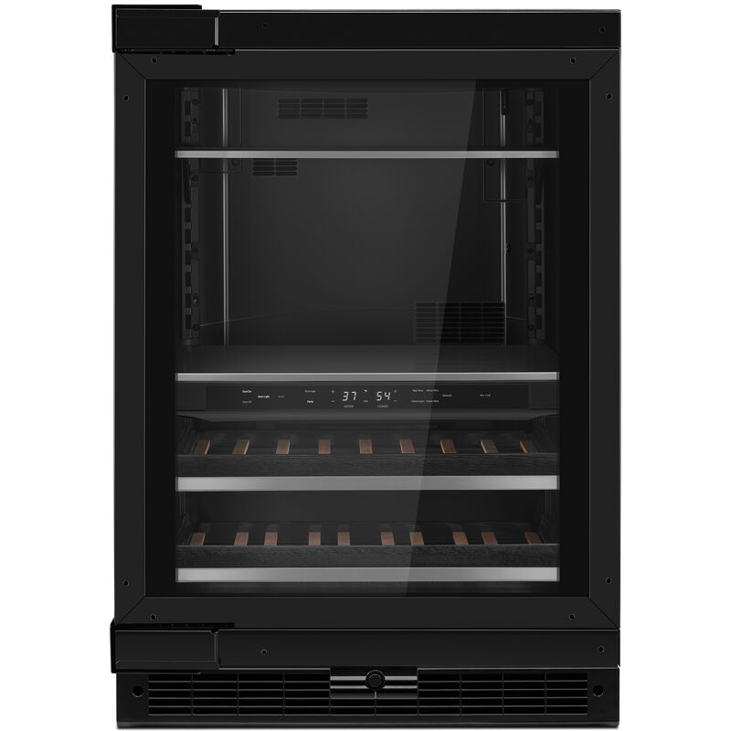 JennAir 24 in. 5.0 cu. ft. Built-In Beverage Center with Fixed Shelves & Digital Control Right Hinged - Custom Panel Ready, , hires