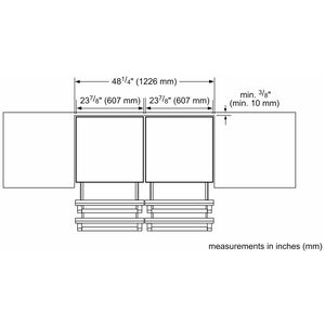Thermador 24 in. 4.4 cu. ft. Double Refrigerator Drawers with Masterpiece handles - Stainless Steel, , hires