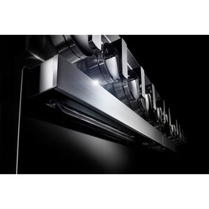 JennAir Noir Series 30 in. 4.1 cu. ft. Smart True European Convection Gas Range with 4 Sealed Burners - Stainless Steel, , hires