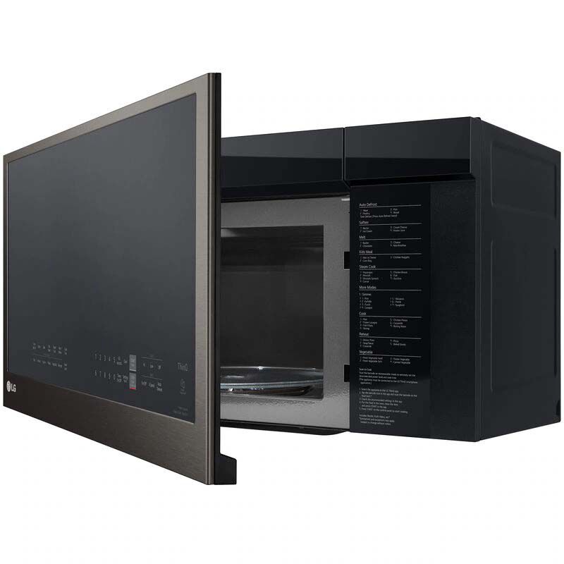 LG 30 in. 2.0 cu. ft. 1050W Smart Over-the-Range Microwave with 400 CFM & Sensor Cooking - PrintProof Black Stainless Steel, PrintProof Black Stainless Steel, hires