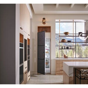 Monogram 30 in. 16.7 cu. ft. Built-in Smart Upright Freezer with Ice-Maker & Adjustable Shelves - Custom Panel Ready, , hires