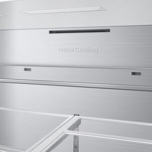 Samsung Bespoke 36 in. 28.6 cu. ft. Smart 4-Door French Door Refrigerator with AI Family Hub+, Beverage Center & Internal Water Autofill Pitcher - Charcoal Glass, , hires