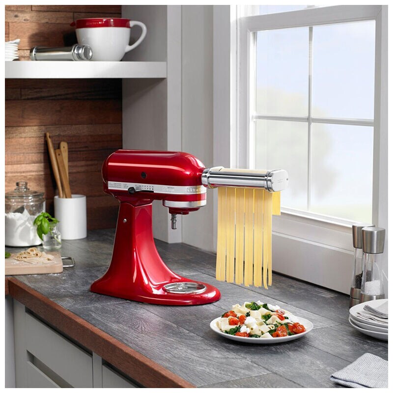 KitchenAid Pasta Roller Cutter Set Red P.C. Richard Son