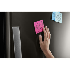 Whirlpool 33 in. 22.1 cu. ft. Bottom Freezer Refrigerator with Ice Maker - Black Stainless, Black Stainless, hires