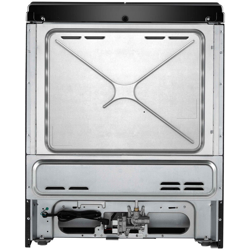Whirlpool 30 in. 5 cu. ft. Slide-In Gas Range with 4 Sealed Burners - Black Stainless, Black Stainless, hires