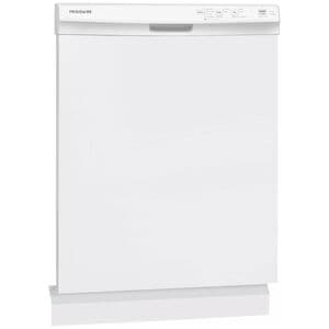 Frigidaire 24 in. Front Control Dishwasher with 54 dBa Sound Level, MaxDry & Pocket - White, White, hires