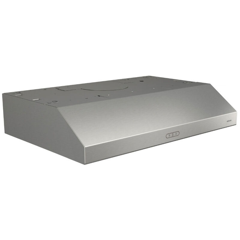 Broan BCDF1 Series 42 in. Standard Style Range Hood with 3 Speed Settings, 375 CFM, Convertible Venting & 2 LED Lights - Stainless Steel, , hires