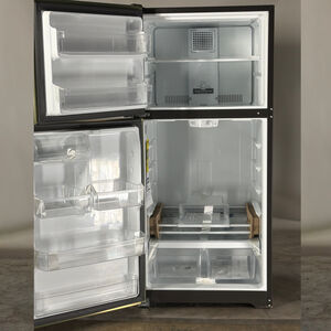 GE 30 in. 19.2 cu. ft. Garage Ready Top Freezer Refrigerator - Fingerprint Resistant Stainless (Open Box Excellent Condition), , hires