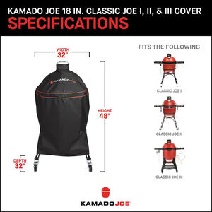 Kamado Joe Classic Grill Cover, , hires