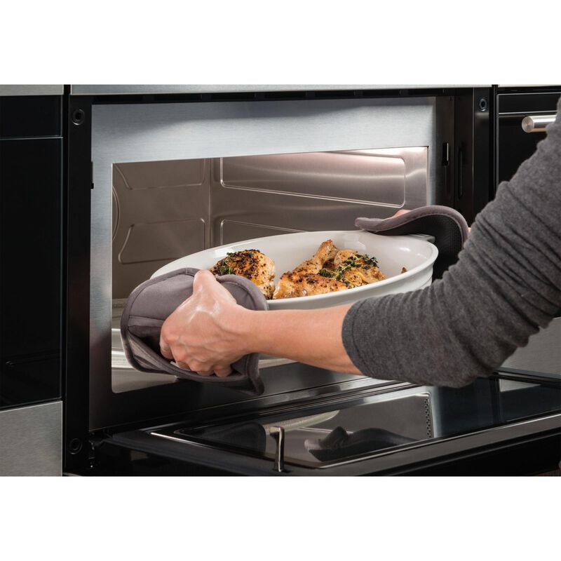 Wolf E Series 30 in. 1.6 cu. ft. 900W Built-In Microwave with Sensor Cooking - Stainless Steel, , hires