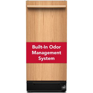 KitchenAid 15 in. Built-In Trash Compactor with Built-In Odor Management System - Custom Panel Ready, , hires
