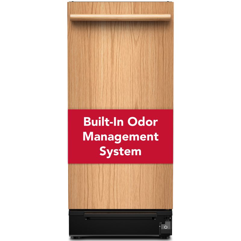 KitchenAid 15 in. Built-In Trash Compactor with Built-In Odor Management System - Custom Panel Ready, , hires