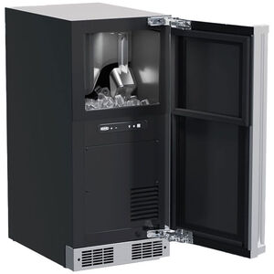 Marvel 15 in. Built-In Undercounter Ice Maker with 23 lb. Ice Storage & Digital Control - Stainless Steel, , hires