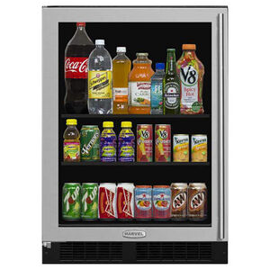 Marvel 24" Built-In Compact Beverage Center with Adjustable Shelves & Digital Control - Custom Panel Ready, , hires