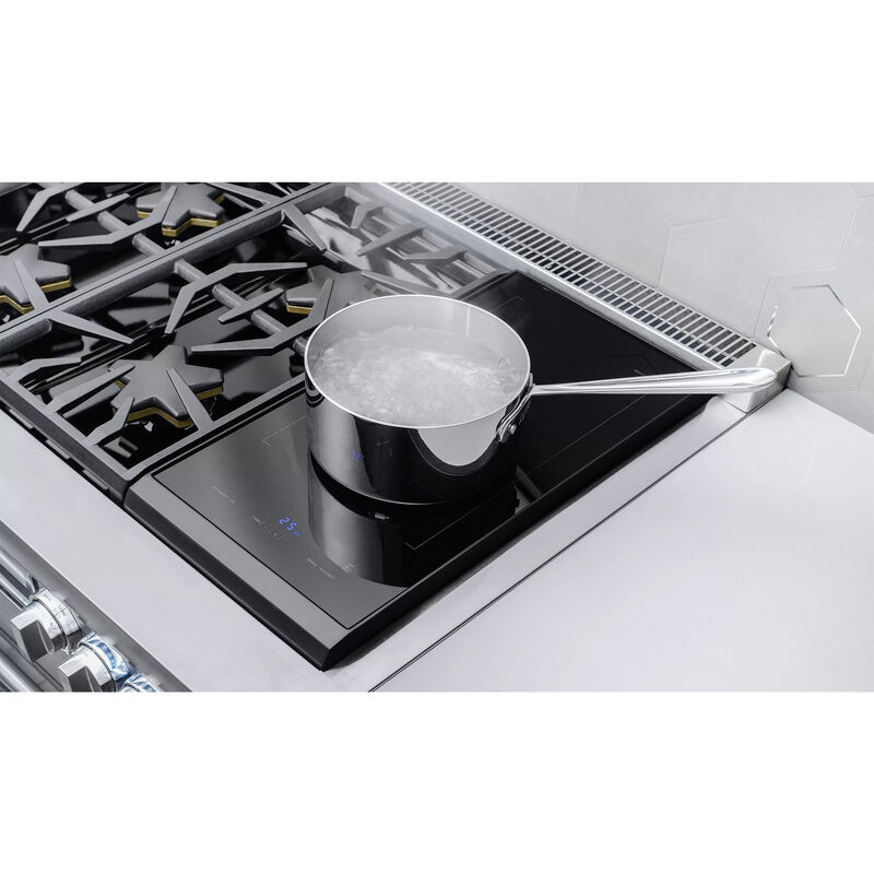 Thermador Pro Grand Professional Series 48 in. 6.5 cu. ft. Smart True European Convection Steam Double Oven Dual Fuel Range with 6 Sealed Burners - Stainless Steel, , hires