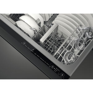 Fisher & Paykel Series 11 24 in. Smart Double Drawer with Top Control & 44 dBa Sound Level - Custom Panel Ready, , hires