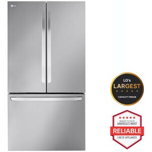LG 36 in. 31.7 cu. ft. Smart French Door Refrigerator with Internal Water Dispenser - PrintProof Stainless Steel, , hires