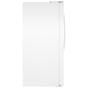 GE 36 in. 27.9 cu. ft. Side-by-Side Refrigerator with Ice & Water Dispenser - White, White, hires