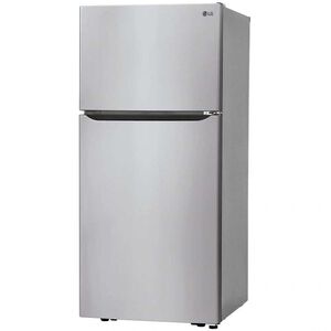 LG 30 in. 20.2 cu. ft. Top Freezer Refrigerator with Factory Installed Ice Maker -Stainless Steel, , hires