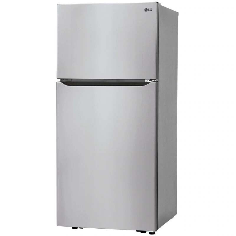 LG 30 in. 20.2 cu. ft. Top Freezer Refrigerator with Factory Installed Ice Maker -Stainless Steel, , hires