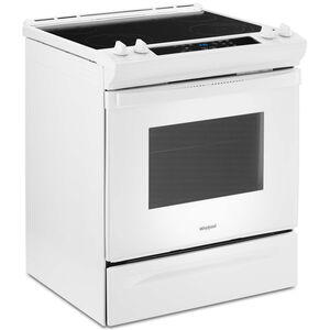 Whirlpool 30 in. 4.8 cu. ft. Slide-In Electric Range with Radiant Burners - White, White, hires