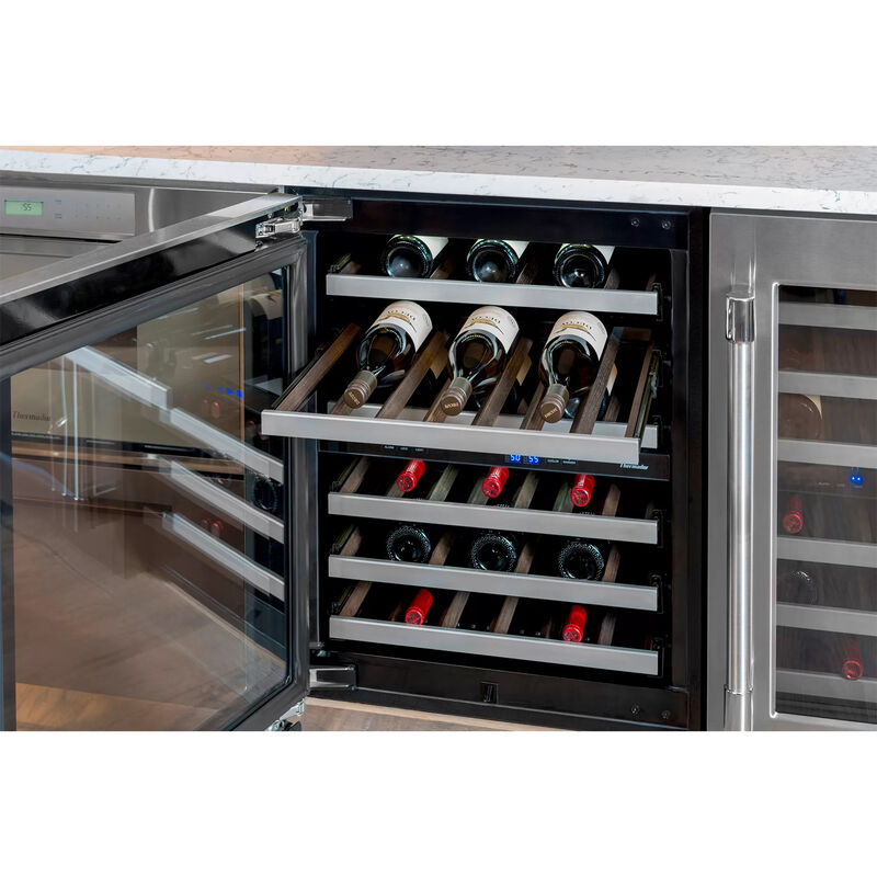 Thermador Professional Series 24 in. Undercounter Wine Cooler with Dual
