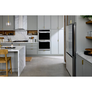 LG 30 in. 9.4 cu. ft. Smart Front Control Electric Double Wall Oven with Standard Convection - PrintProof Stainless Steel, , hires