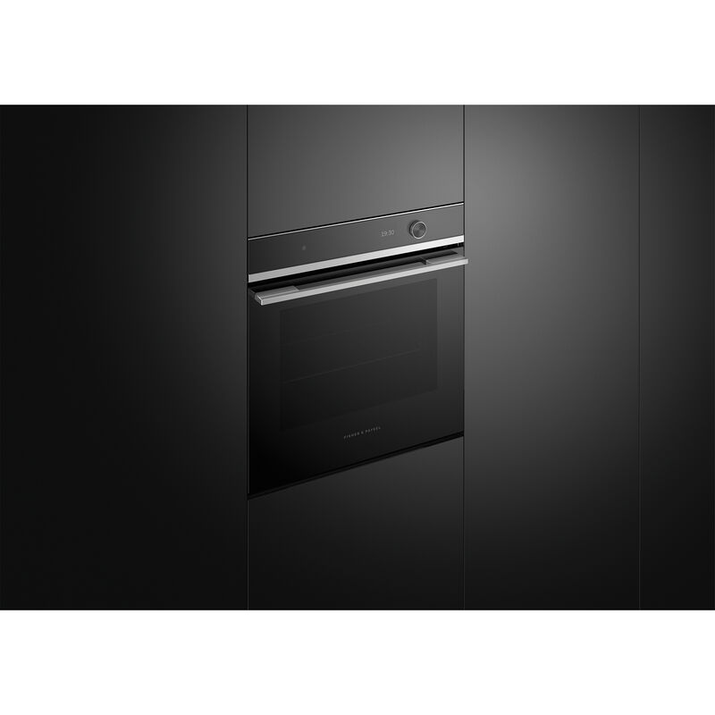 Fisher & Paykel Series 7 24 in. 3.0 cu. ft. Electric Smart Wall Oven with True European Convection & Self Clean - Stainless Steel, , hires