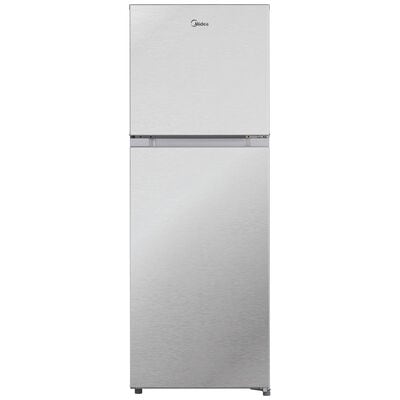 Midea 22 in. 10.1 cu. ft. Counter Depth Garage-Ready Top Freezer Refrigerator - Stainless Steel | MRT10D3BST
