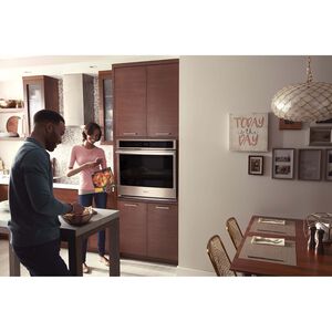 Whirlpool 30 in. Convertible Chimney Style Range Hood with 400 CFM, 3 Fan Speeds & 2 LED Lights - Stainless Steel, , hires