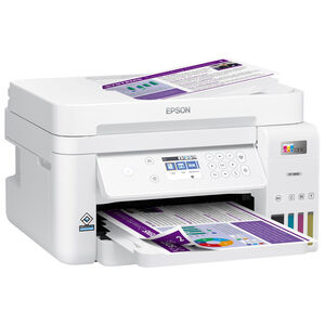 Epson - EcoTank ET-3850 All-in-One Supertank Inkjet Printer - White, , hires